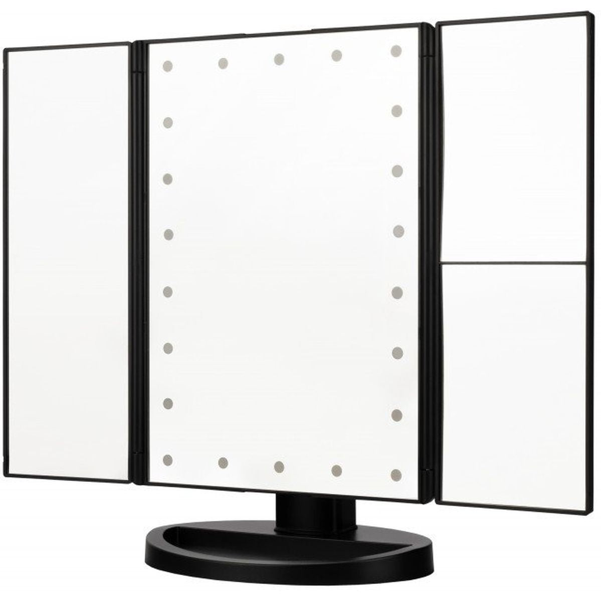 Humanas HS-ML04 Makeup Mirror w/ LED Backlight - Black