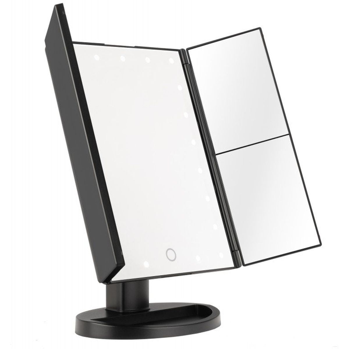 Humanas HS-ML04 Makeup Mirror w/ LED Backlight - Black - image 3 of 3