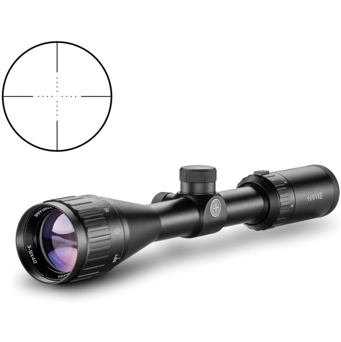 Hawke RS Vantage 3-9x40 AO 1 Mil Dot