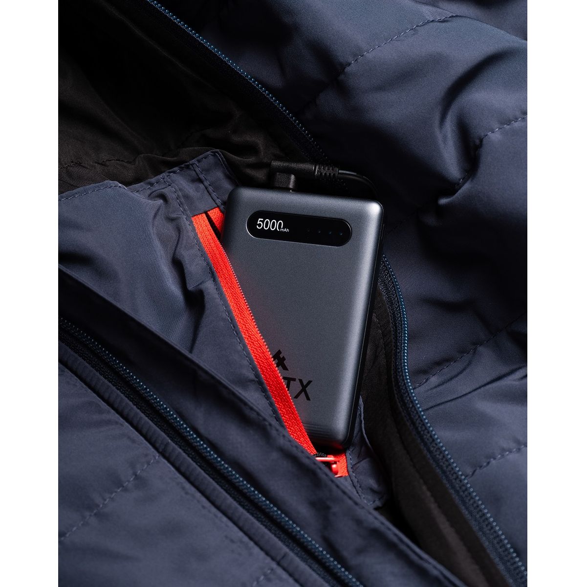 Heat Experience Heatx Everyday Vest M'S V2 L Pale Navy - Battery Heated - image 5 of 5