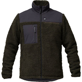 Heat Experience Heatx Hybrid Pile Jacket L Olive/Black - Battery Heated