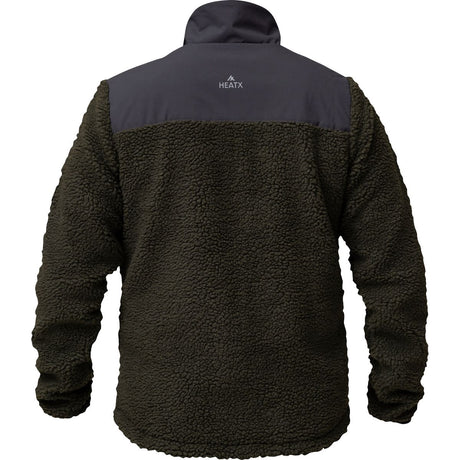 Heat Experience Heatx Hybrid Pile Jacket L Olive/Black - Battery Heated - image 2 of 5