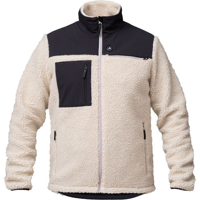Heat Experience Heatx Hybrid Pile Jacket L Sand/Black - Battery Heated