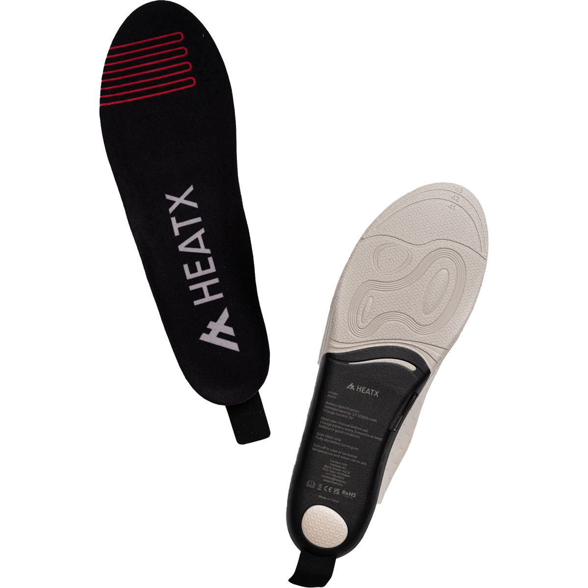 Heat Experience Heatx Hybrid Insoles App Control XL Black-Battery Heated EU44-46