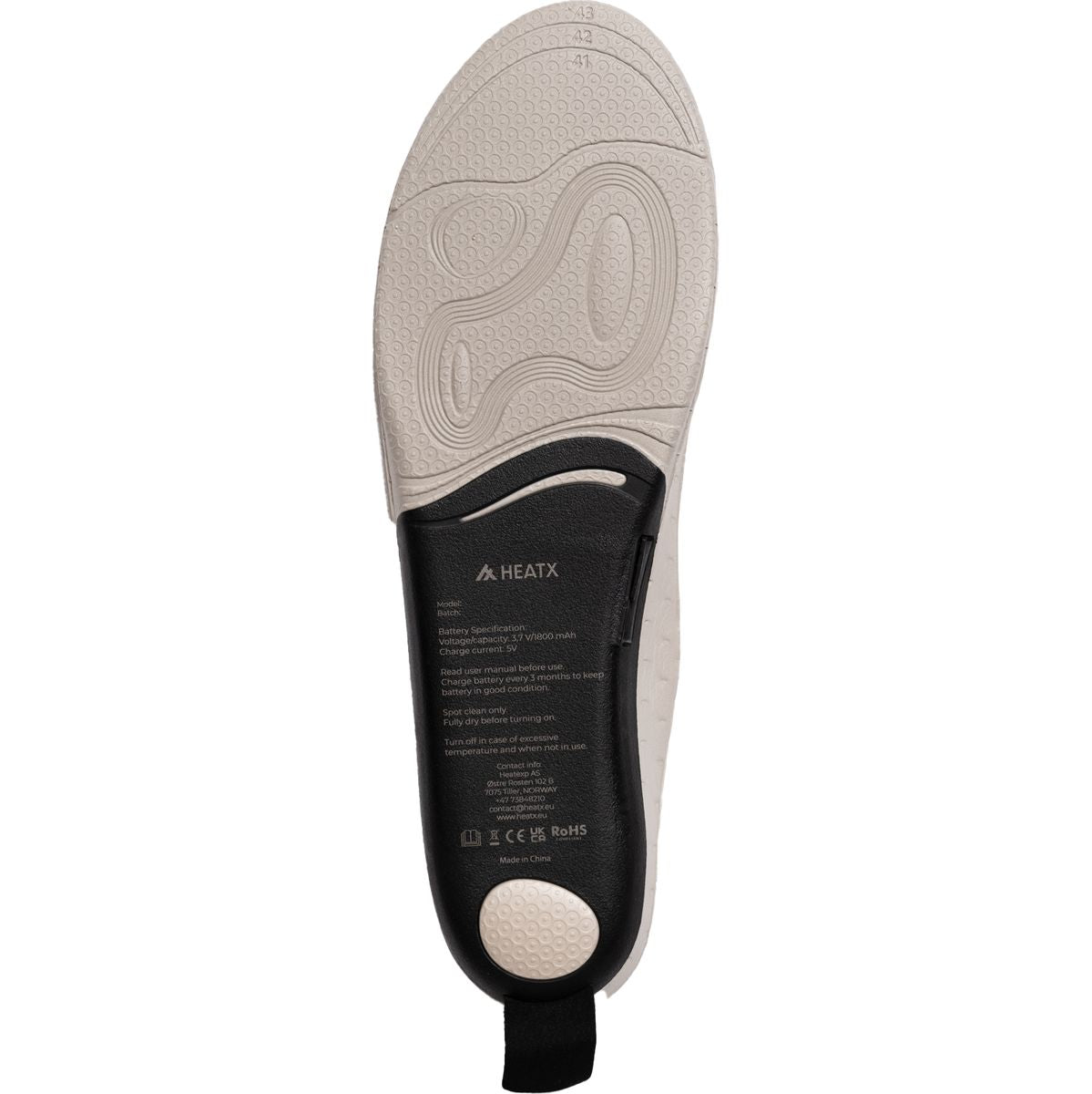 Heat Experience Heatx Hybrid Insoles App Control XL Black-Battery Heated EU44-46 - image 3 of 5