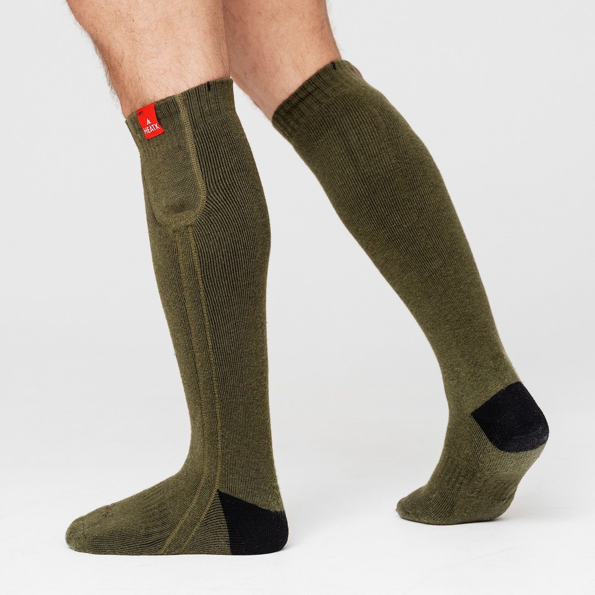 Heat Experience Heatx Everyday Socks/Battery V3 S Olive-Battery Heated-EU37-39 - image 4 of 5