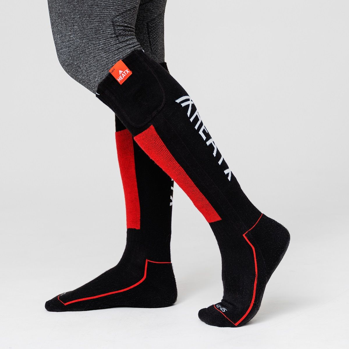 Heat Experience Heatx Carve Socks/Battery XS Red/Black-Battery Heated-EU34-36 - image 3 of 5