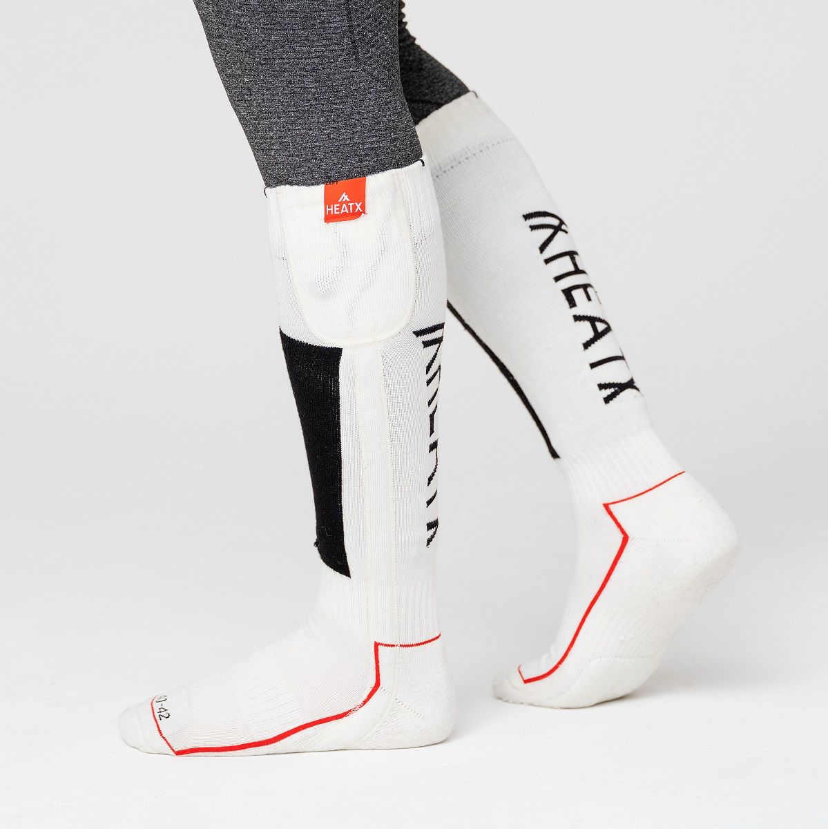 Heat Experience Heatx Carve Socks/Battery L Sand/Black - Battery Heated-EU43-45 - image 3 of 5