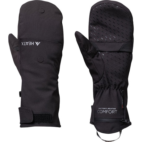 Heat Experience Heatx Pullover Mittens V2 XL Black - Battery Heated