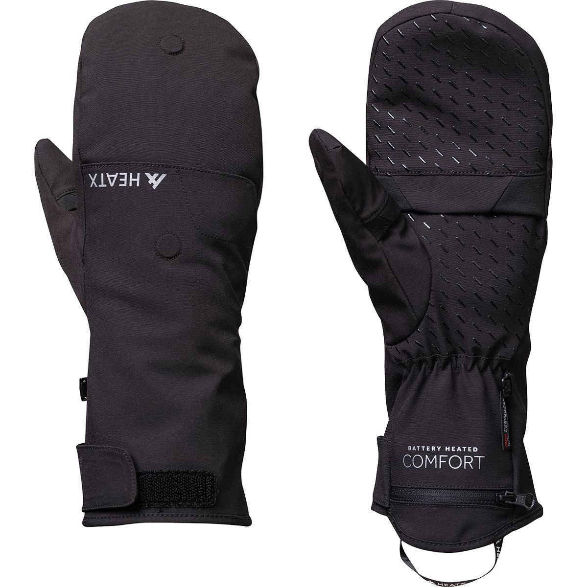 Heat Experience Heatx Pullover Mittens V2 XXL Black - Battery Heated