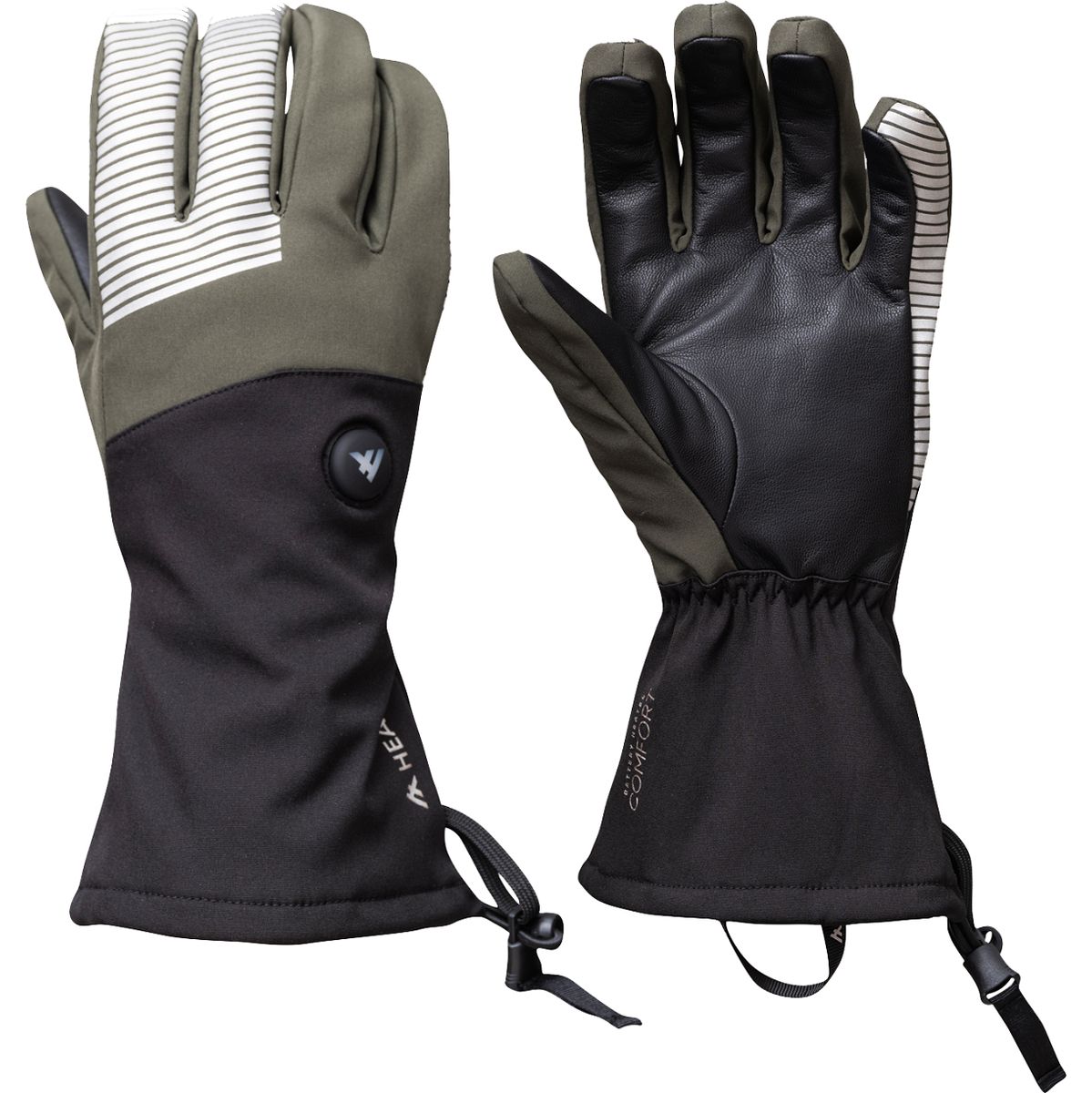 Heat Experience Heatx Velo Gloves S Olive/Black - Battery Heated