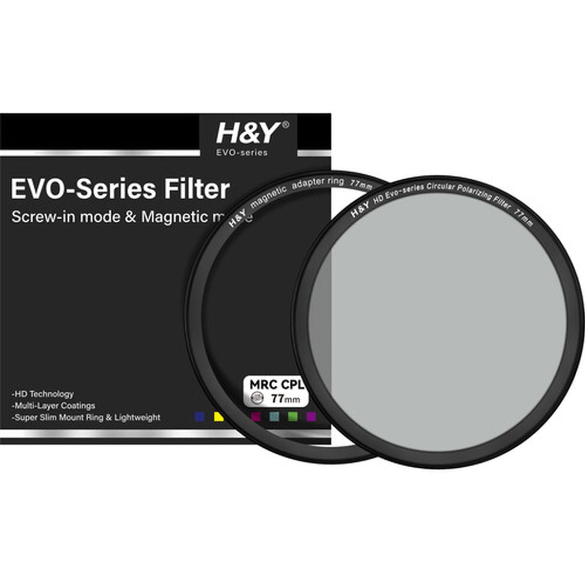 H&Y HD EVO-Series Circular Polarizing (CPL) Filter 77mm - image 2 of 5