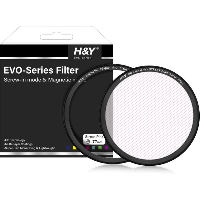 H&Y HD EVO-Series Streak Pink Filter Kit 82mm