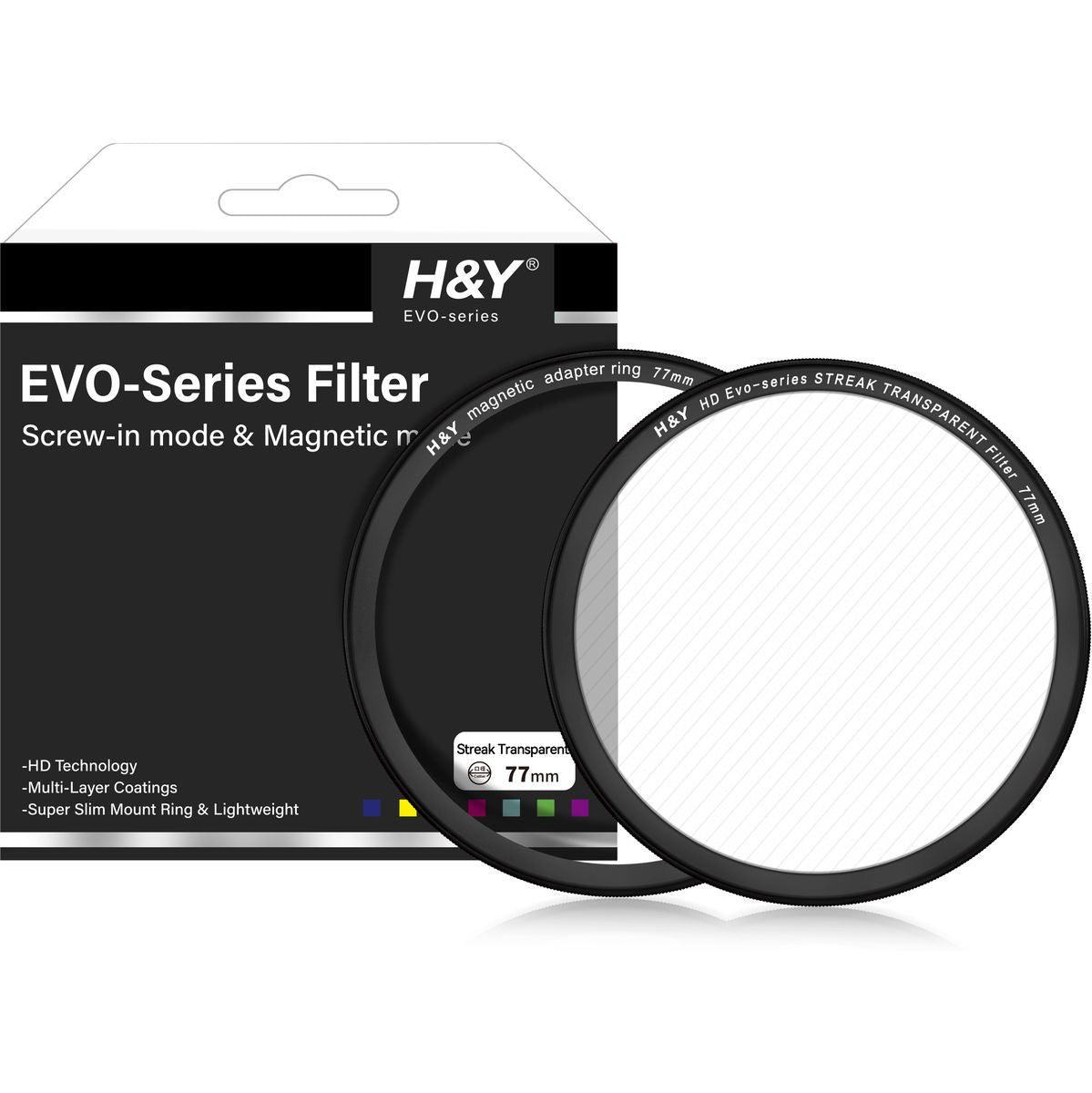 H&Y HD EVO-Series Streak Transparent Filter Kit 72mm - image 2 of 2