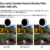 H&Y HD EVO-Series ND3-1000+CPL Filter Kit 95mm - image 2 of 2