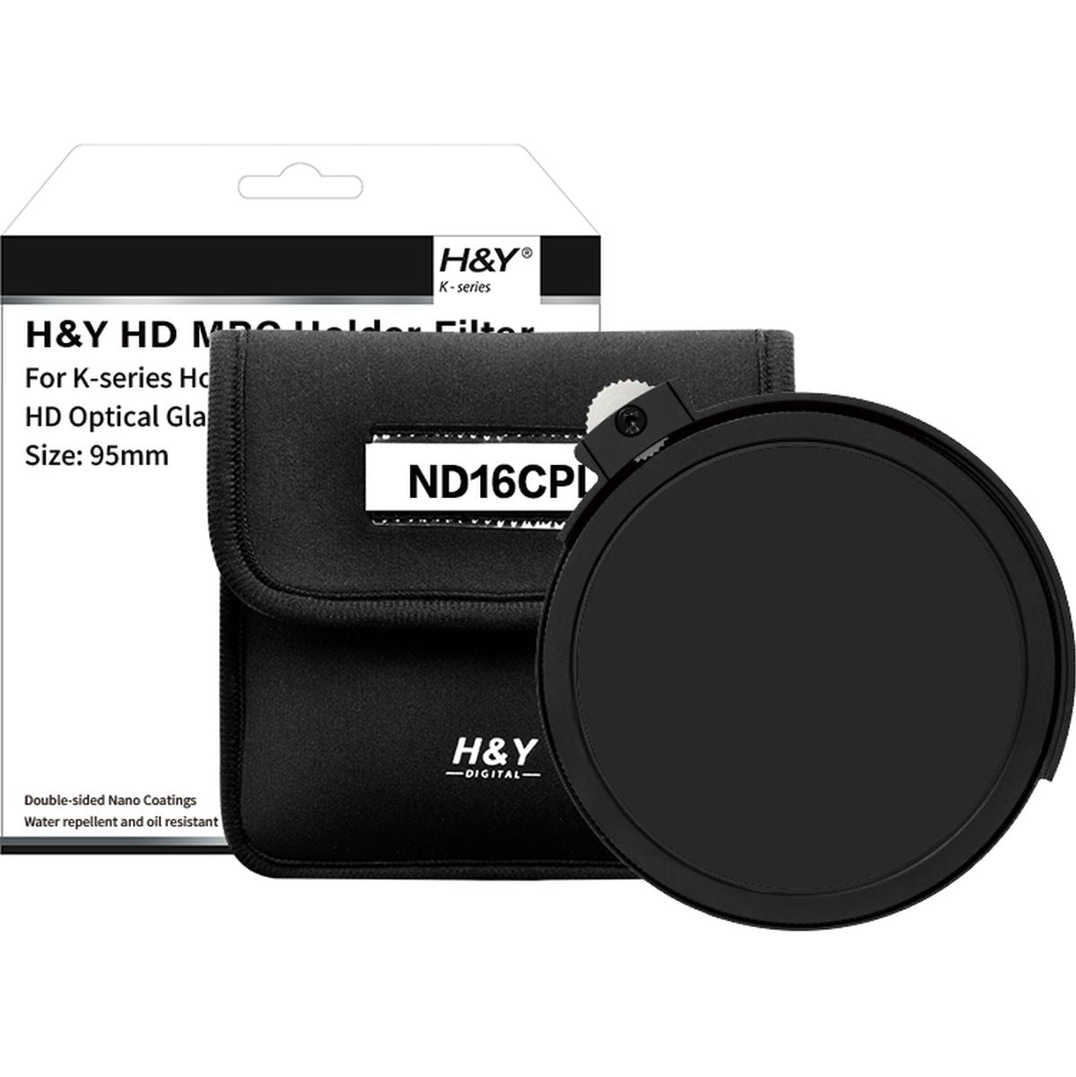 H&Y K-Series ND16 + CPL 95mm Drop-In Filter