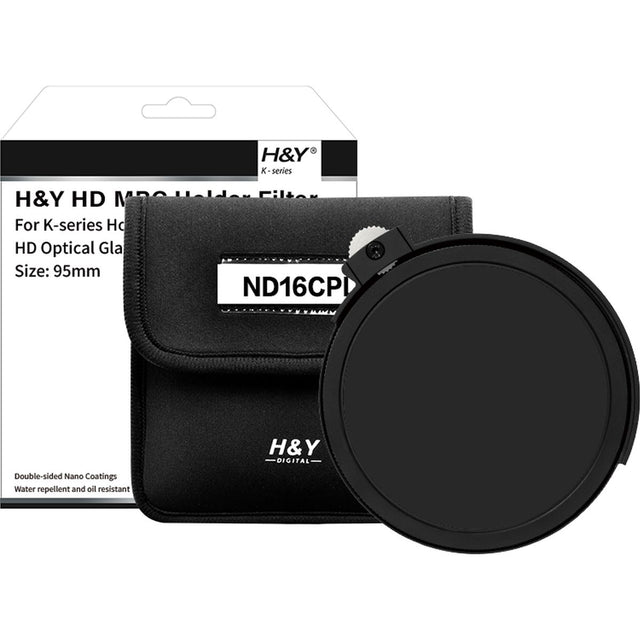H&Y K-Series ND16 + CPL 95mm Drop-In Filter