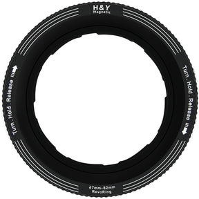 H&Y Swift Magnetic RevoRing Variable Adapter Ring 67-82mm
