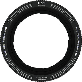 H&Y Swift Magnetic RevoRing Variable Adapter Ring 82-95mm