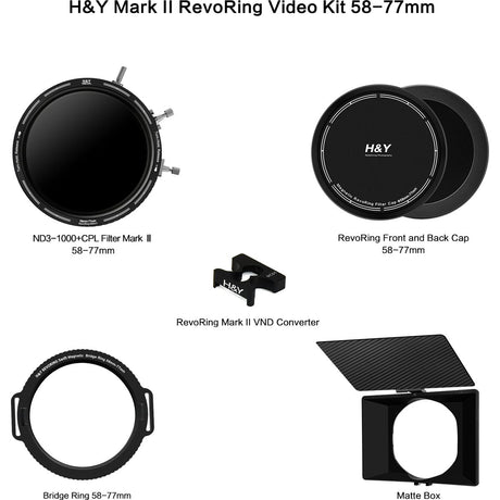 H&Y RevoRing MkII Swift Video Kit 58-77mm