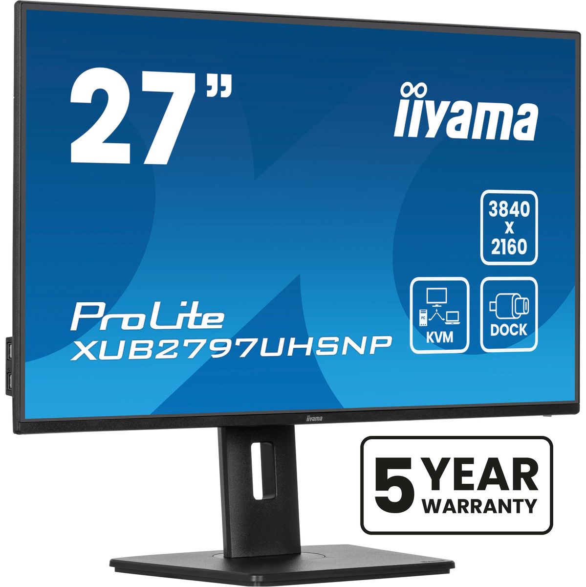 Iiyama 27IW LCD Business 4K UHD IPS USB-C Dockkvm