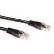Eminent Black 1 Meter U/UTP CaT6 Patch Cable w/ RJ45 Connectors