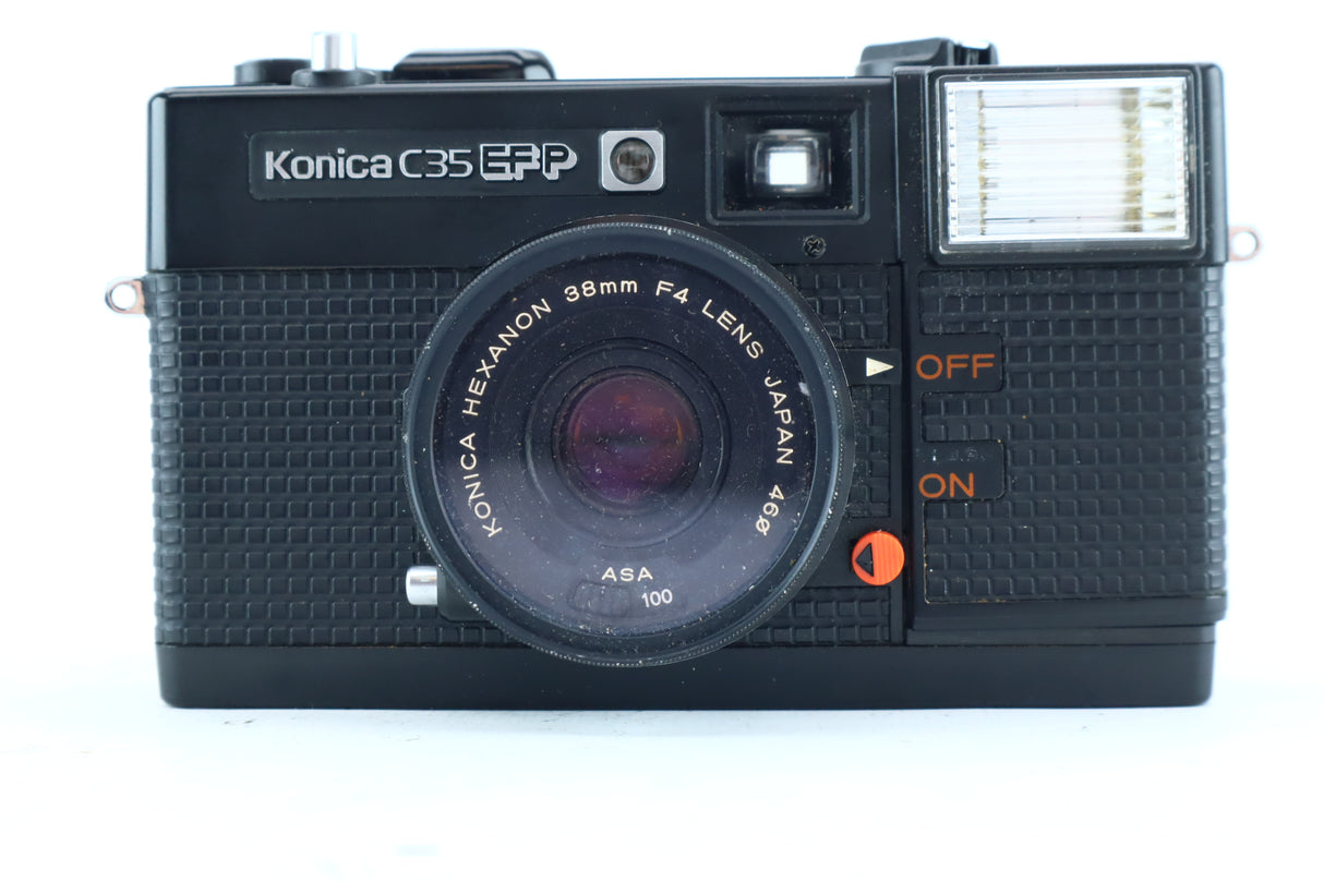 Konica C35 EF P – 35mm Compact Camera with Hexanon 38mm f/4 Lens