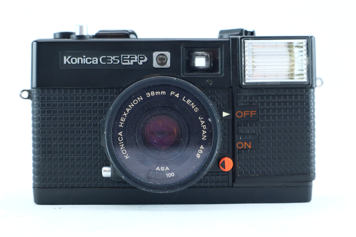 Konica C35 EF P – 35mm Compact Camera with Hexanon 38mm f/4 Lens