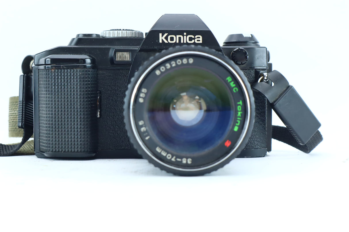 Konica FS-1 – 35mm SLR with RMC Tokina 35–70mm f/3.5 Lens