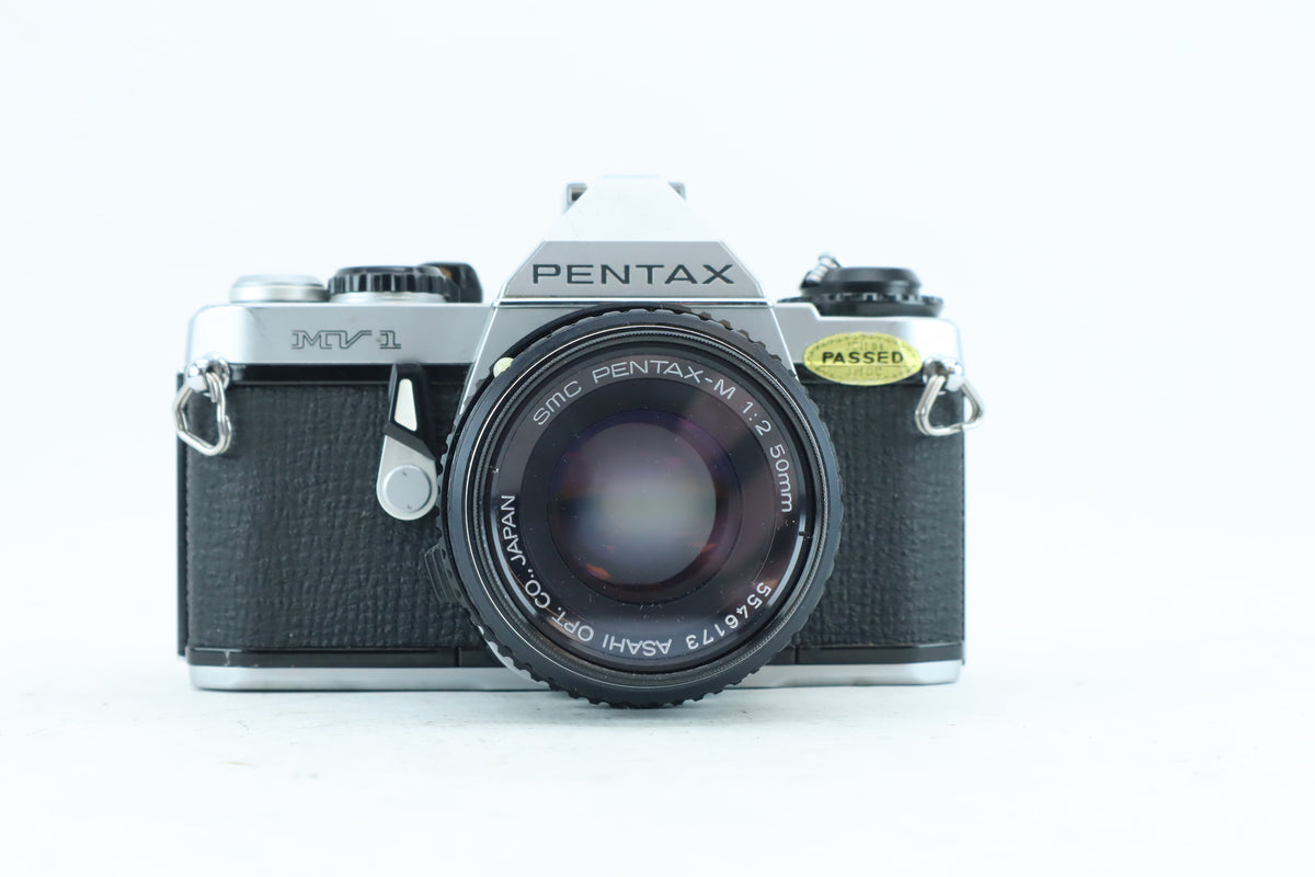 Pentax MV1 35mm SLR Kit with SMC Pentax-M 50mm f/2