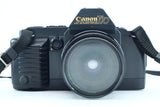 Canon T70 – 35mm Program SLR with Makinon Auto 28mm f/2.8 Lens