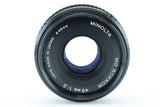 Minolta MD ROKKOR 45mm f/2