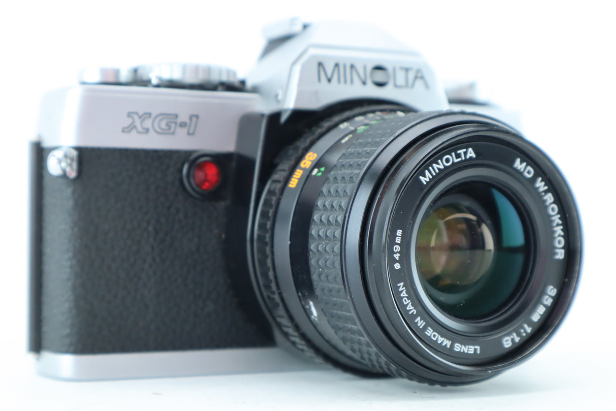 Minolta XG-1 with MD W.ROKKOR 35mm 1,8