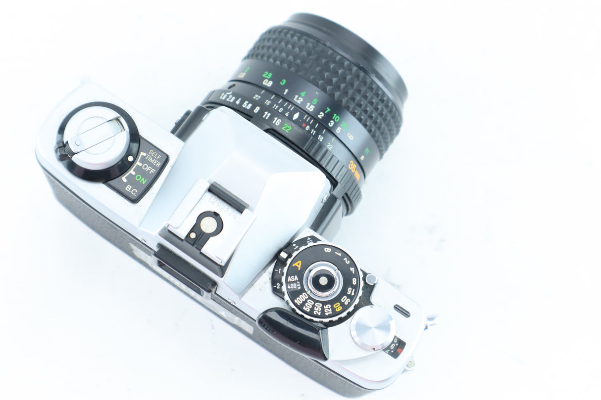 Minolta XG-1 with MD W.ROKKOR 35mm 1,8