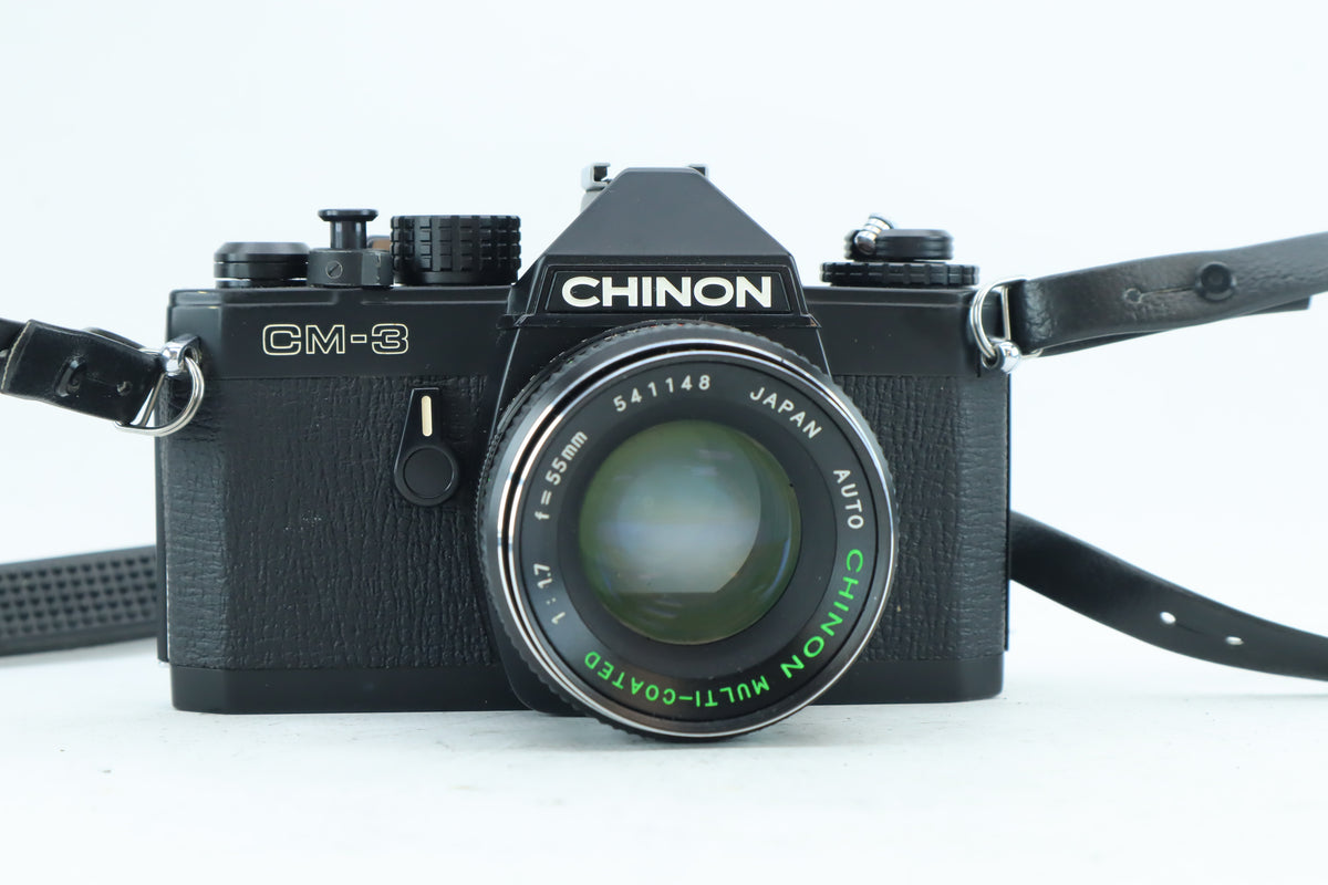 Chinon CM-3 35mm SLR Kit with Chinon Multi-Coated 55mm f/1.7