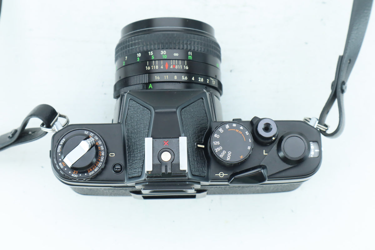 Chinon CM-3 35mm SLR Kit with Chinon Multi-Coated 55mm f/1.7