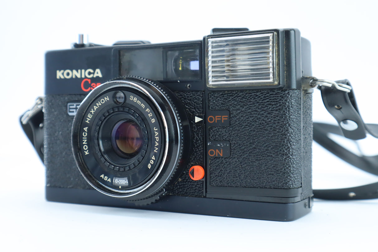 Konica C35 EF with Hexanon 38mm f/2.8