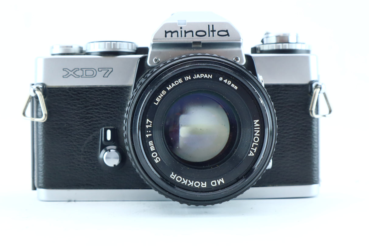 Minolta XD7 with Minolta MD Rokkor 50mm f/1.7