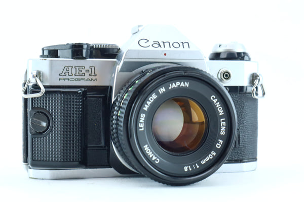 Canon AE-1 Program with Canon FD 50mm f/1.8 – Hard to Find Camera