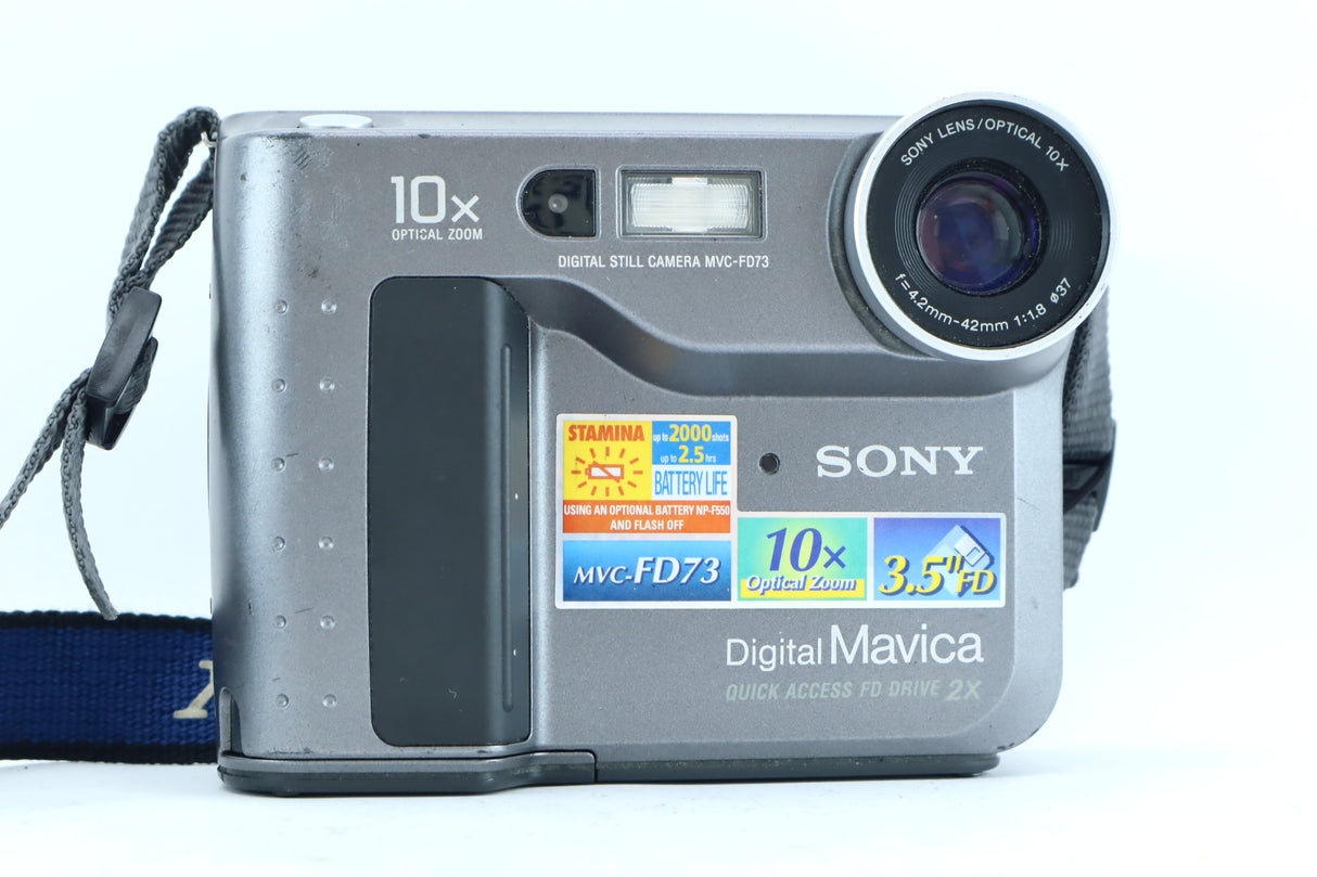 Sony Mavica MVC-FD73 – Vintage Digital Camera with Floppy Disk Storage