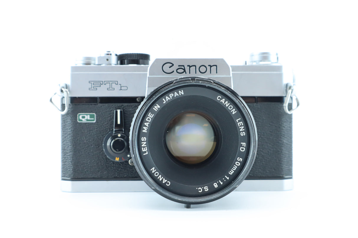 Canon FTb with Canon FD 50mm f/1.8 S.C.