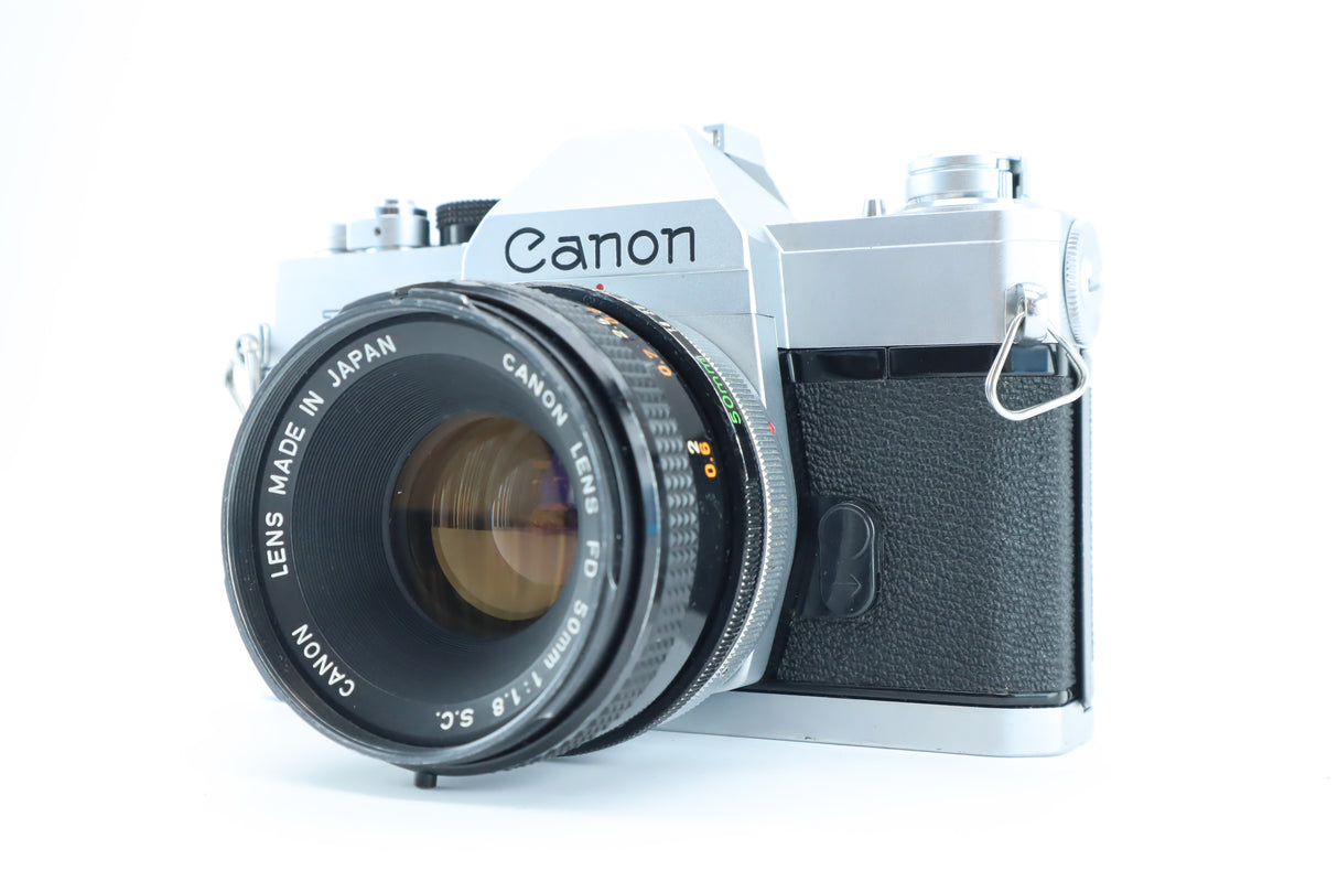 Canon FTb with Canon FD 50mm f/1.8 S.C.