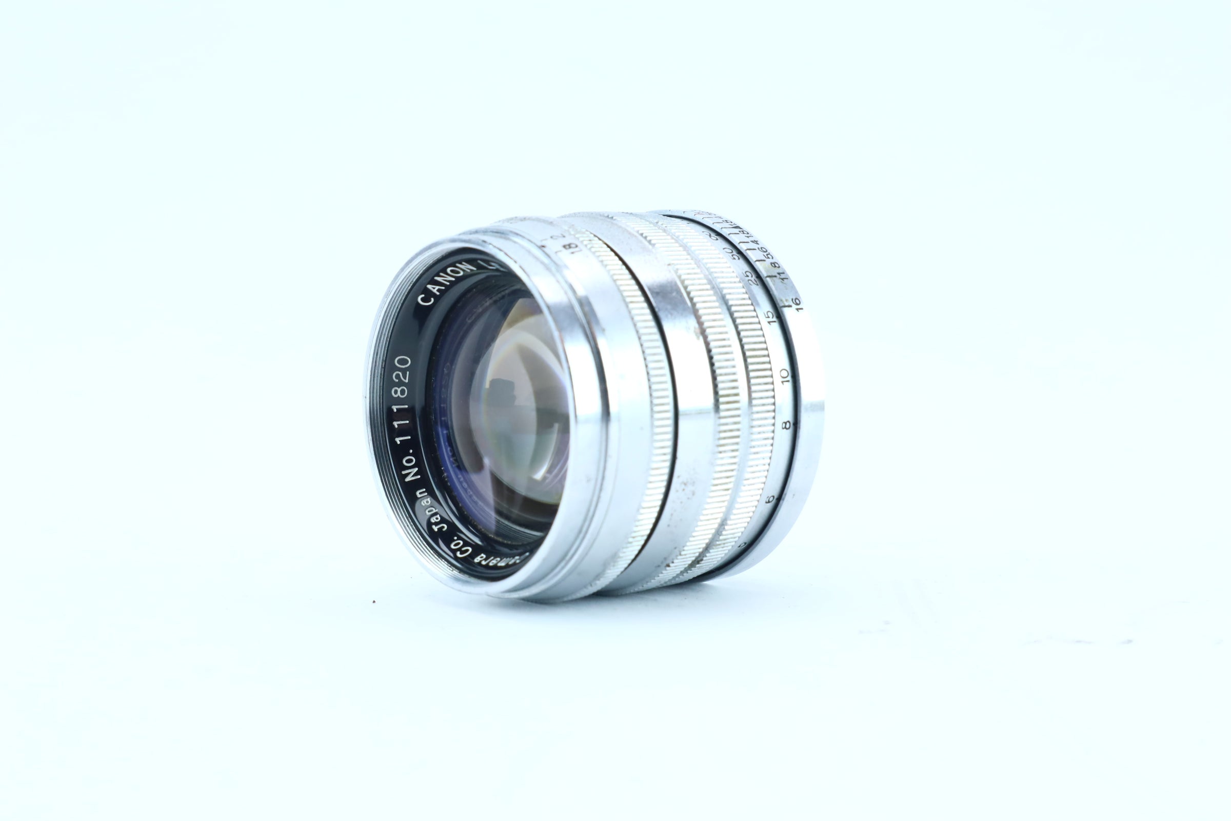 Canon 50mm 1:1.8 Chrome LTM 単焦点レンズ Canon 50mm 1:1.8 Chrome LTM 単焦点レンズ Canon 50mm f/1.8