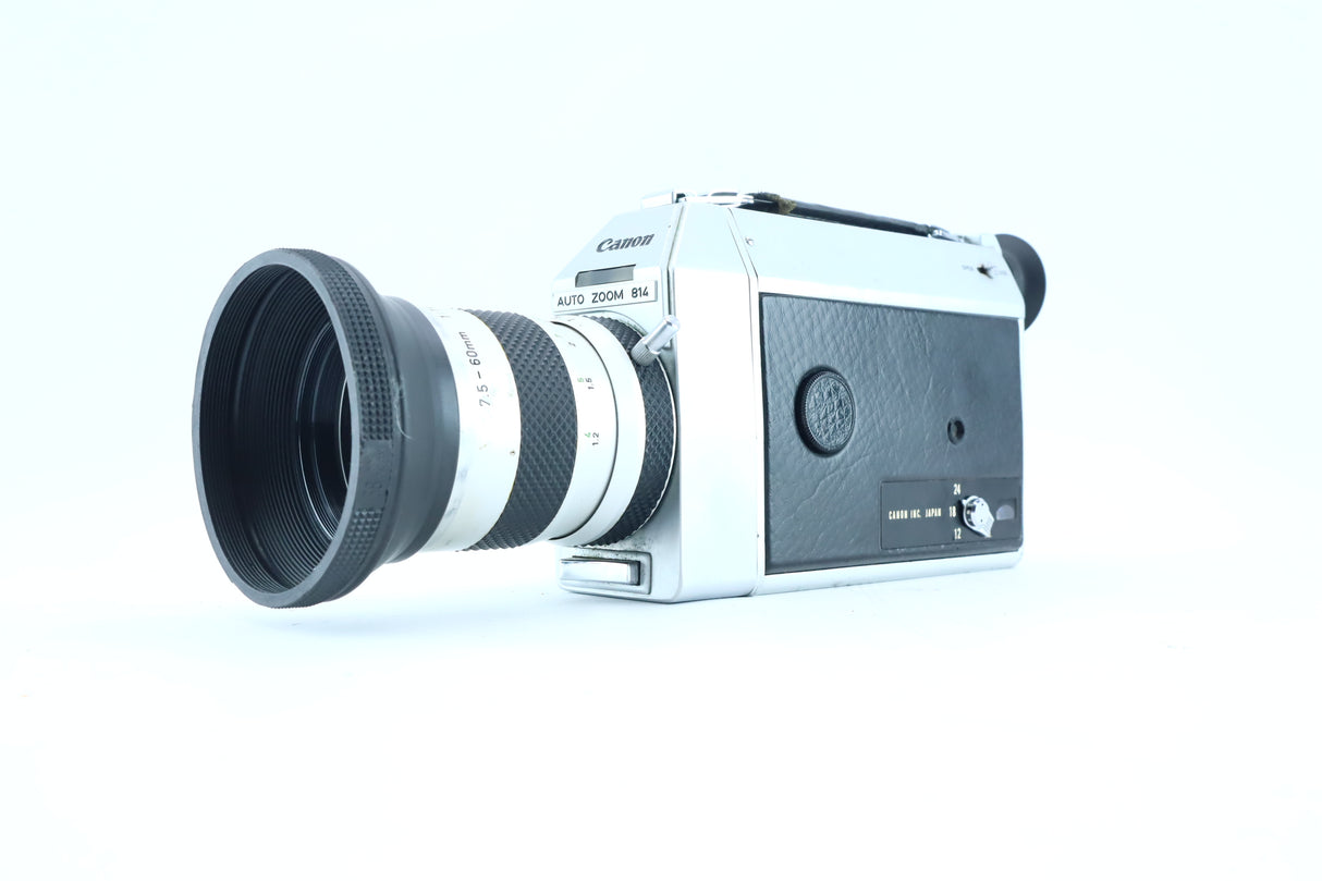 Canon Auto Zoom 814 with Canon Zoom Lens C-8 7.5–60 mm f/1.4