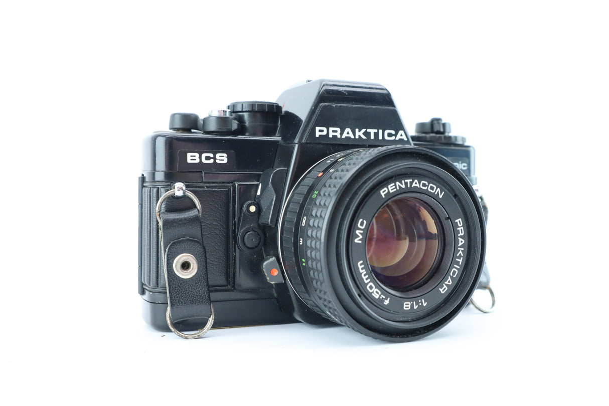 Praktica BCS Electronic + Pentacon 50mm f/1.8 MC