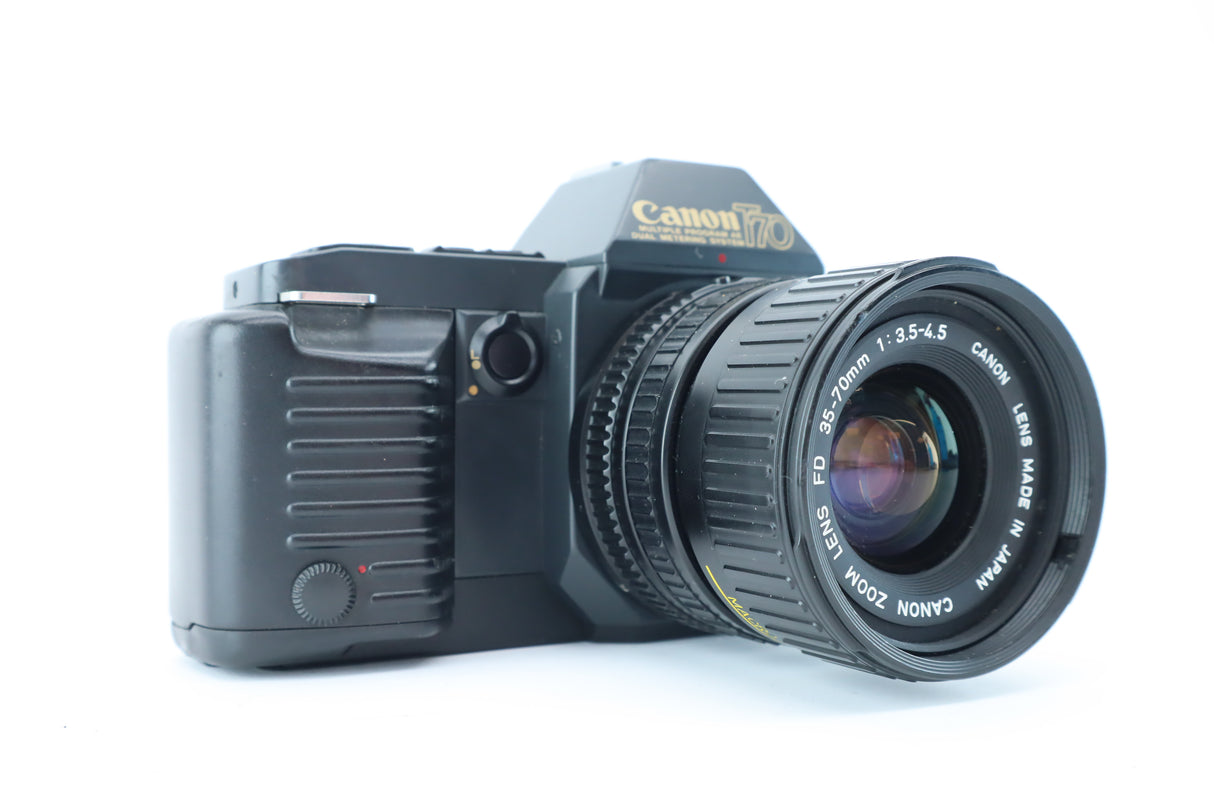 Canon T70 + Canon FD 35–70mm f/3.5–4.5