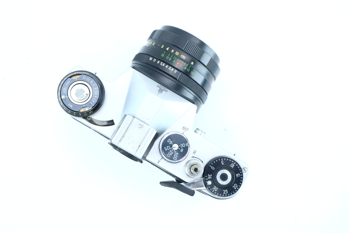 Zenit EM with Helios-44M 58mm f/2