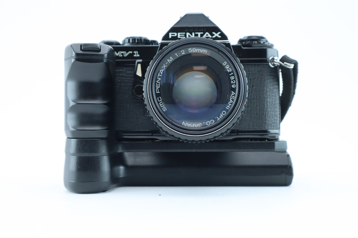Pentax Asahi MV1 + MC 50mm f/2 + Winder ME
