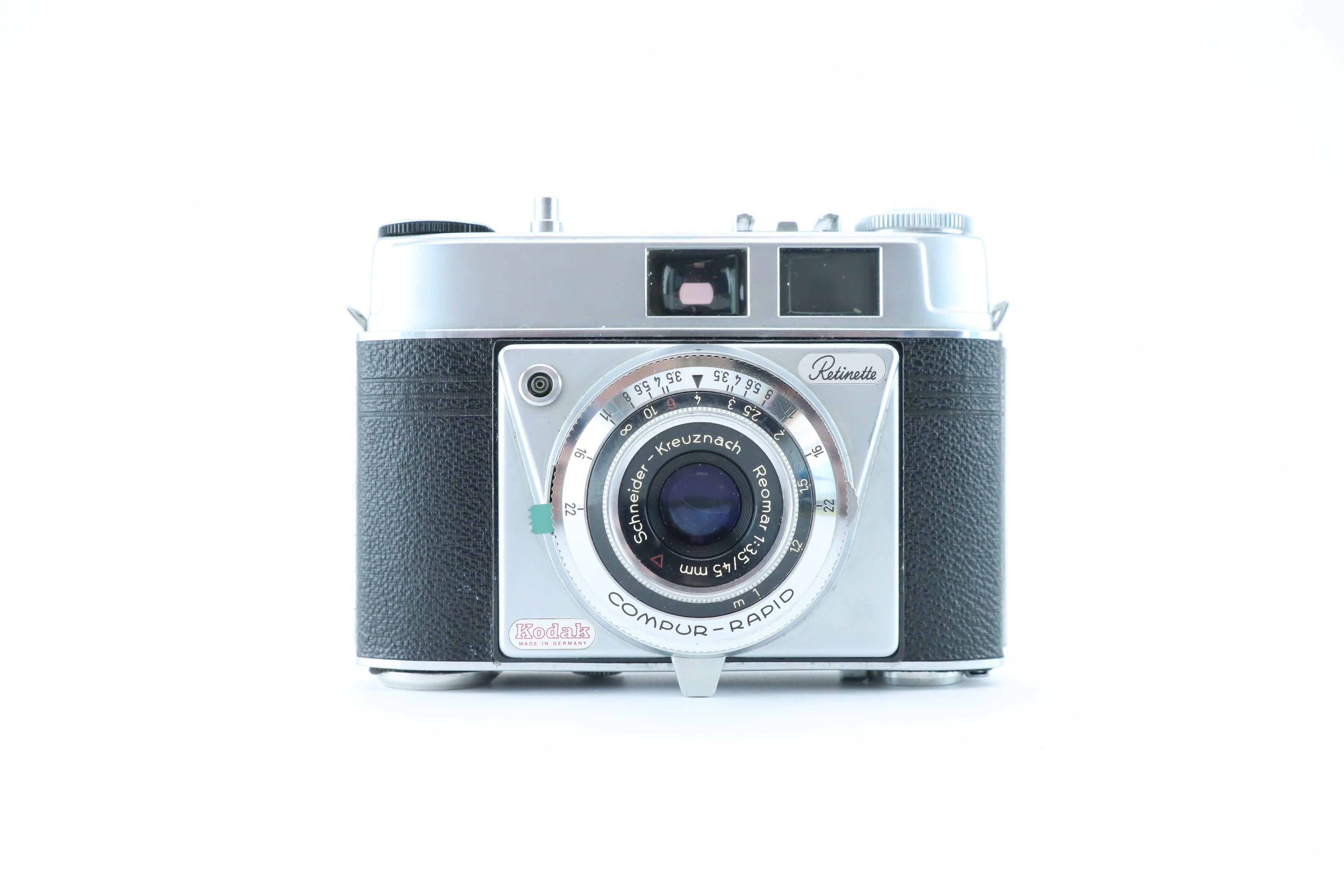 Kodak Retinette + Schneider-Kreuznach Reomar 45mm f/3.5 – Hard to