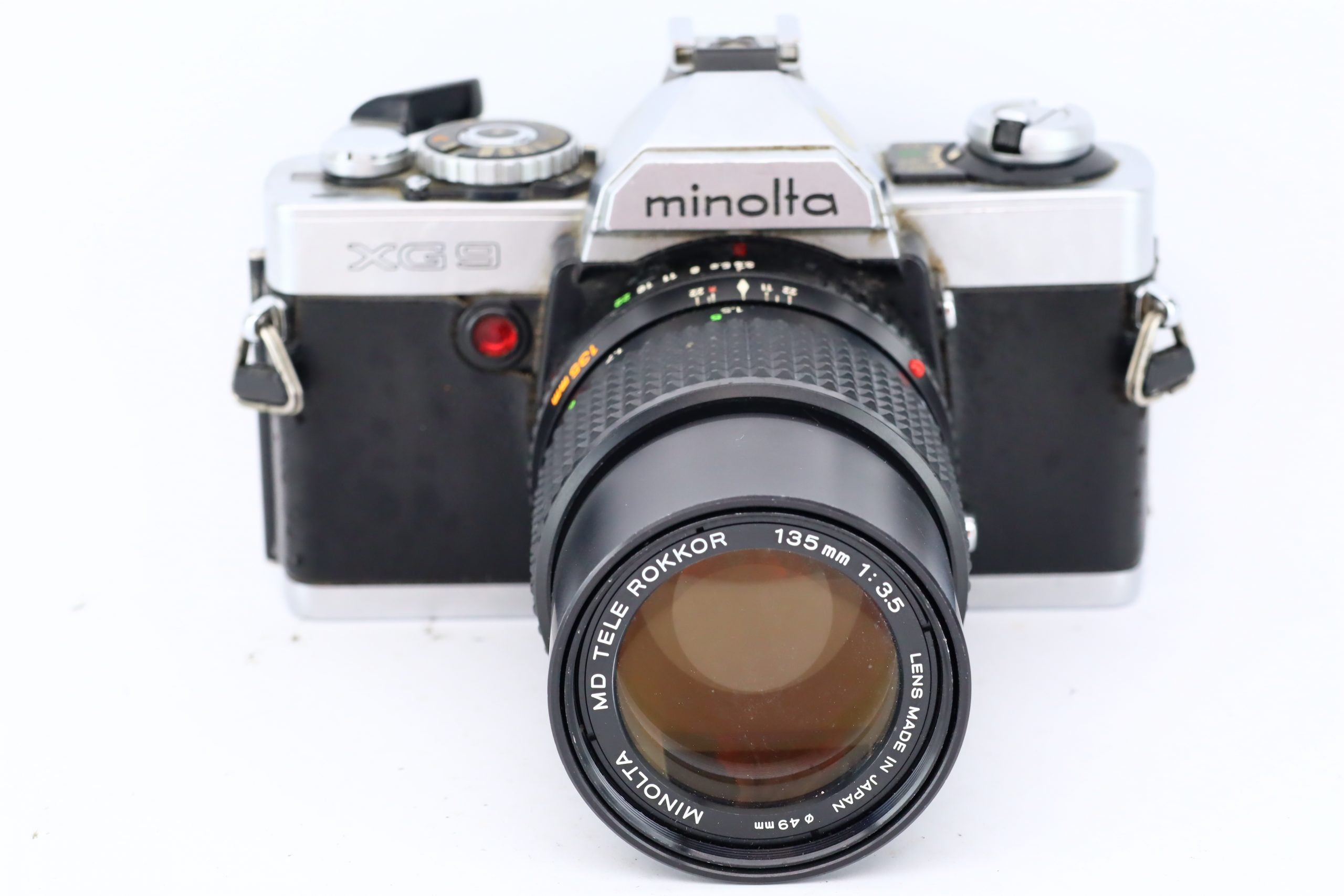 Minolta XG9 + Minolta 135mm 3.5 – Hard to Find Camera Store
